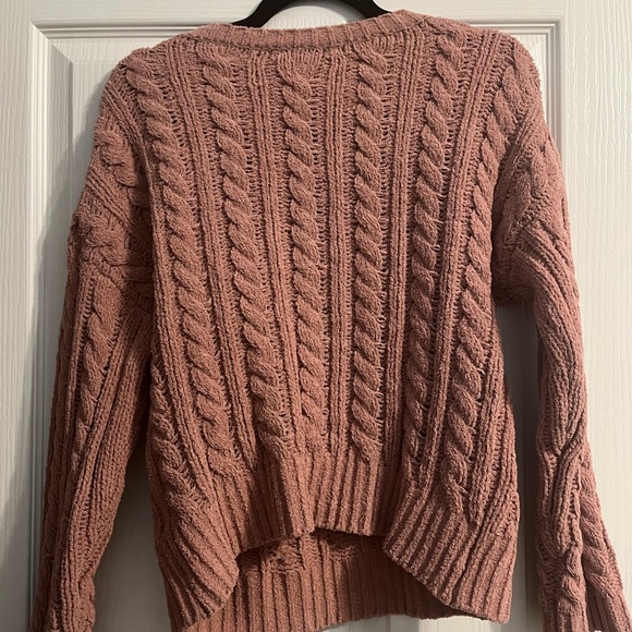 Philosophy Blush Pink Cable Knit Sweater - Size XS - Picture 2 of 2
